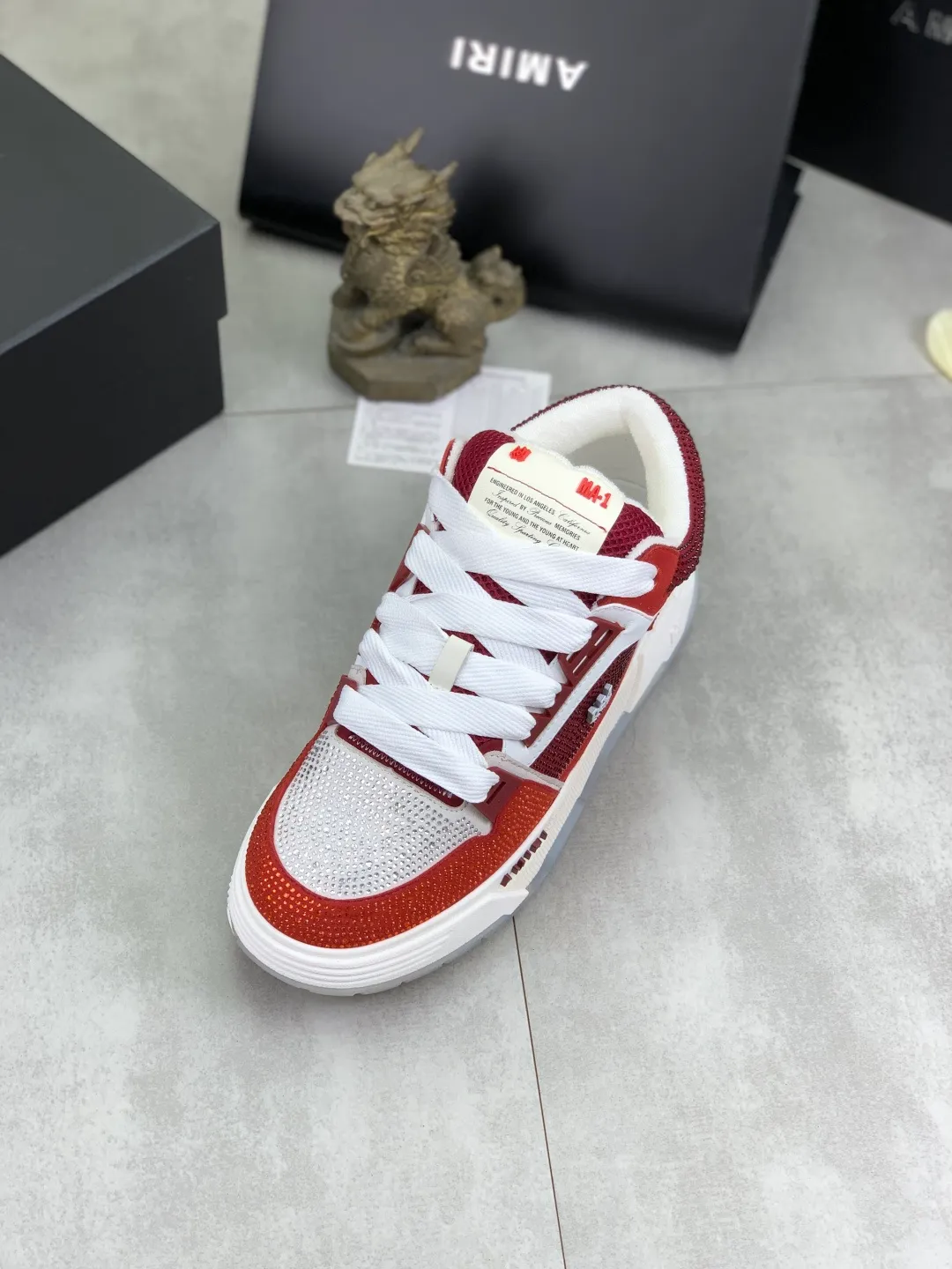 Men's men's shoes 💰P760 New [Amiri] hot diamond series Amiri - high-end quality original order casual shoes for couples 🧑‍🤝‍🧑 - Upper: 🔝Nappa calfskin, suede cowhide, canvas body hot work - Lining: brand mesh canvas cloth - Outsole: ultra-light tpu·rubber; multi-color molded outsole -Ultra-high quality control and exquisite workmanship: highlighted (high-end, extravagance, and class) -Size: Female 35-40 (41 customized) Male 38-45 (46 customized)